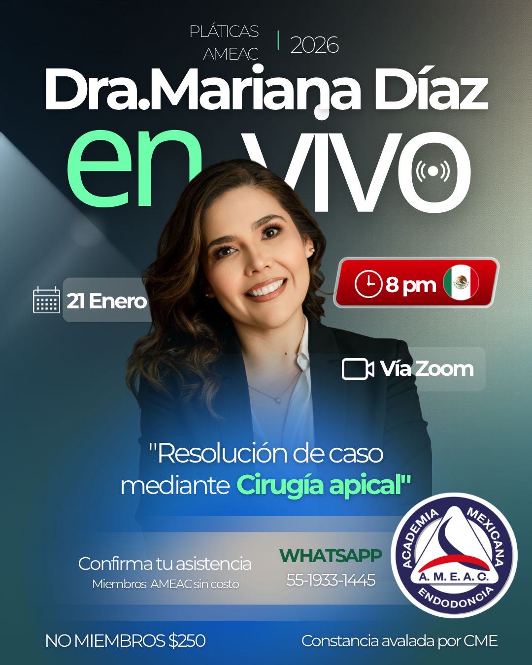 Resolución de caso mediante microcirugía apical